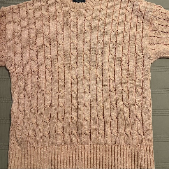 Allen Solly Men's Crewneck Sweater - Light Peach - Picture 4 of 6